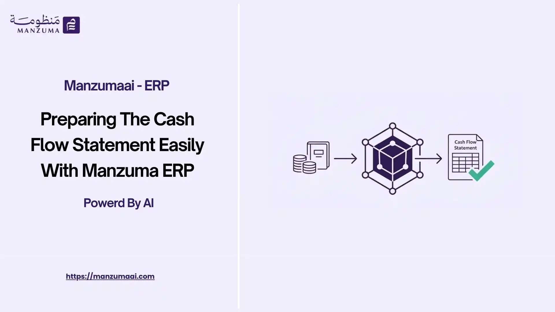 Preparing The Cash Flow Statement Easily With Manzuma ERP